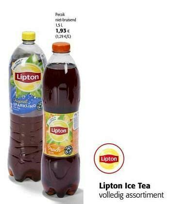 Lipton Ice Tea Perzik Niet Bruisend Promotie Bij Colruyt