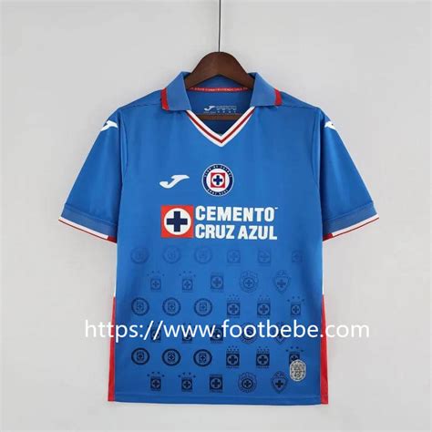 Maillot De Foot Cruz Azul 2022 2023 Domicile Bleu Footbebe