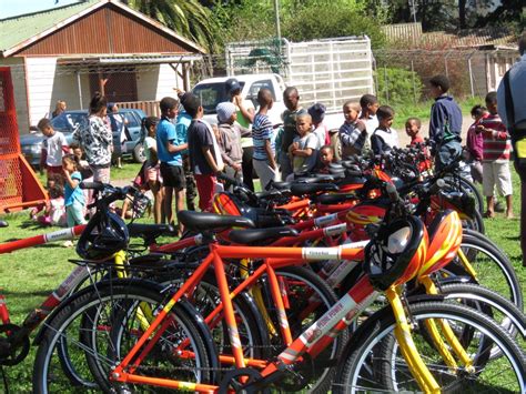 Ben Bicycling Empowerment Network Klein Begin Bicycle Handover In