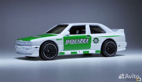 BMW E30 Polizei 92 M3 Hot Wheels 1 64 резина в Москве цена 1 800 руб