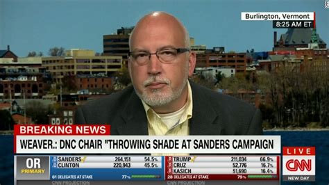 Sanders Campaign Manager Jeff Weaver Dnc Chairwoman Debbie Wasserman