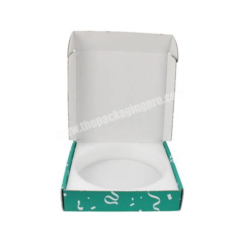 Custom Eco Friendly Color Printing Corrugated Carton Green Paper