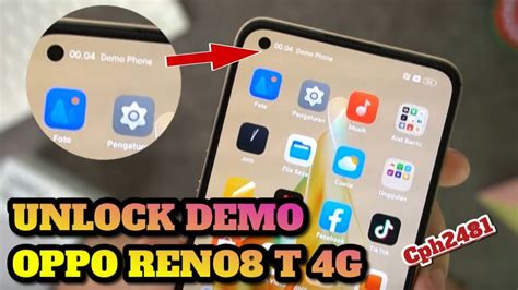 Cara Unlock Demo Oppo Reno T Oppo A Terbaru Youtube