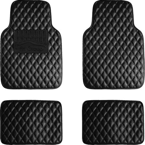 Fh Group Faux Leather Floor Mats For Cars Universal Fit Automotive