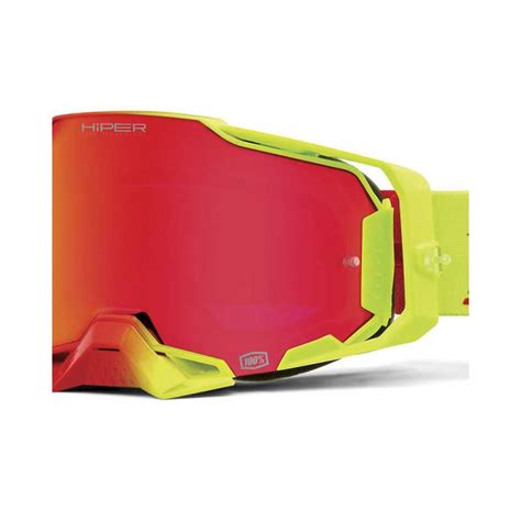 Masque Cross Armega Solaris Cran Rouge Miroir Mx Officiel