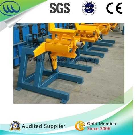 3 Tons Manual Simple Uncoiler For Metal Steel Coils Decoiler