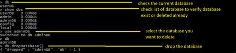 MongoDB Delete Database Using MongoShell GeeksforGeeks