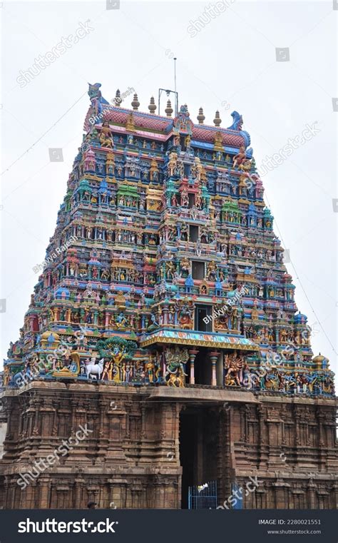 Arulmigu Murugan Temple Thiruparankundram Tamil Temple Stock Photo