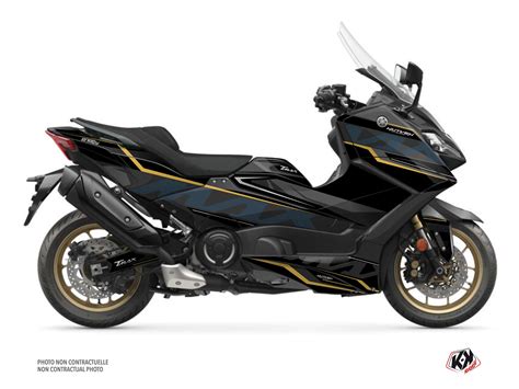 Yamaha Tmax Maxiscooter Energy Graphic Kit Black Full Kutvek Kit