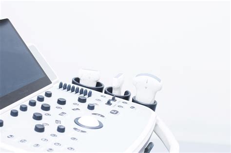 Premium Photo Modern Ultrasound Machine Scanners And Sensors Closeup