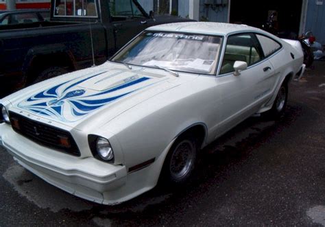 White 1978 Ford Mustang Ii King Cobra Hatchback