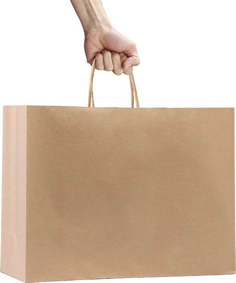 Amazon MESHA Brown Paper Bags 16x6x12 Inches 50pcs Large Paper