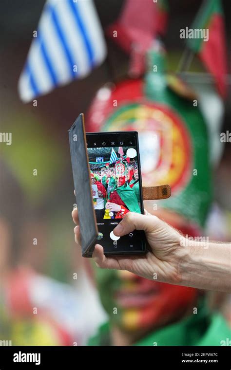 Portugal fans during the FIFA World Cup Qatar 2022 match, Group H ...