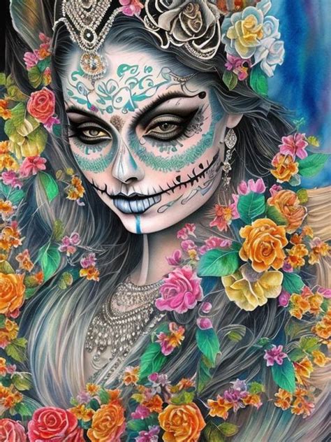 Catrina Face by r8master on DeviantArt