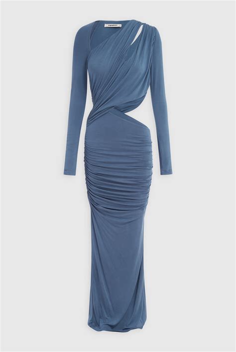 venroy jersey midi dress  basics designer hire