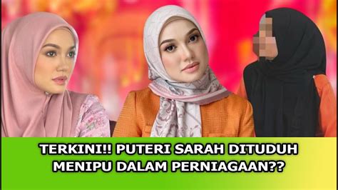 Puteri Sarah Liyana Saman Pegawai Pemasaran Juta Youtube