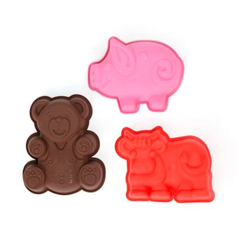 Set Moules Silicone Pavoni Animaux