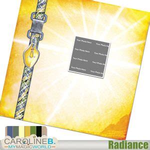 Radiance Quickpage Caroline B Design Digital Scrapbooking