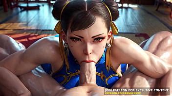Animation 3D Street Fighter Chun Li se fait sucer par Full Nelson Hentai non censuré