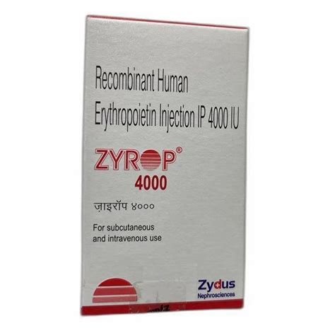 Recombinant Human Erythropoietin Injection Ip Iu At Rs Box