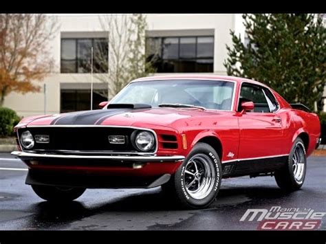 Red 70 Mustang Mach 1