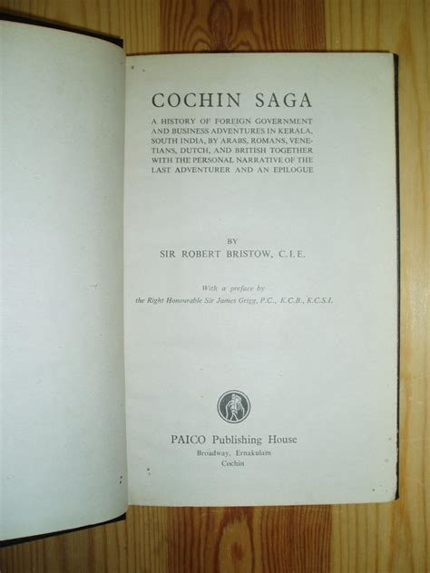 Cochin Saga : A History of Foreign Government and Business Adventures ...