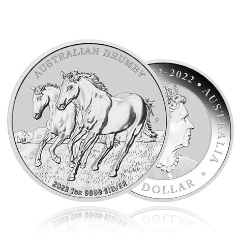 Oz Silver Coin Australian Brumby Perth Mint Ainslie Bullion