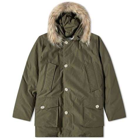 Woolrich Men S Artic Parka Jacket Df In Dark Green Woolrich