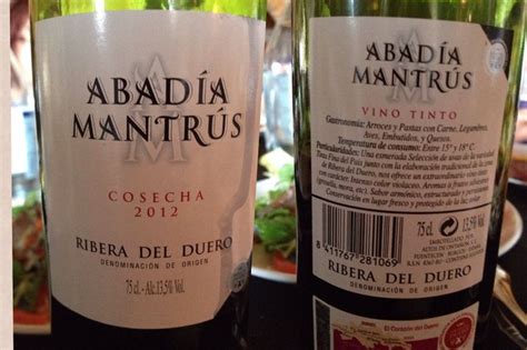 Abadía Mantrus D O Ribera del Duero Cosecha Selección Tinta fina