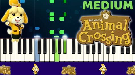 Animal Crossing Theme Song Medium Piano Tutorial With Sheet Music