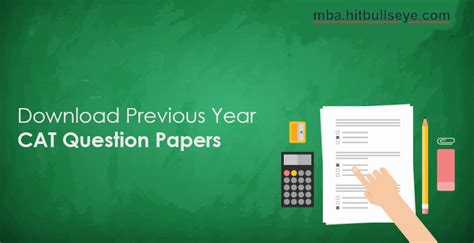 Cat Previous Year Question Papers Download Free Pdfs