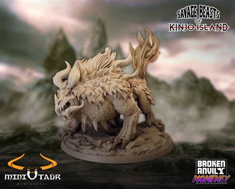 Savanna Devils 32mm Scale Savage Beasts Of Kinjo Island Miniotaur