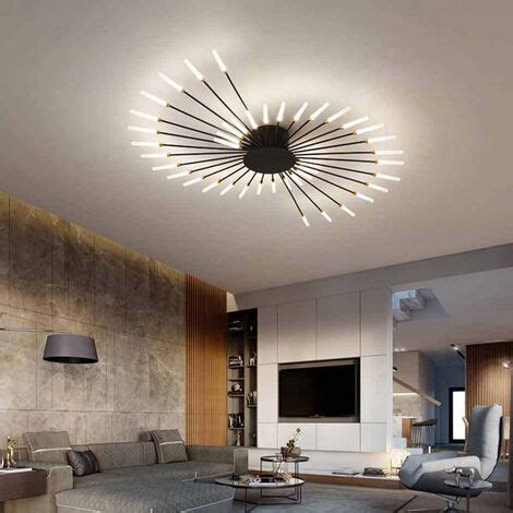 Plafoniera A Led Ultra Moderna Watt Lampada Da Soffitto A Raggi