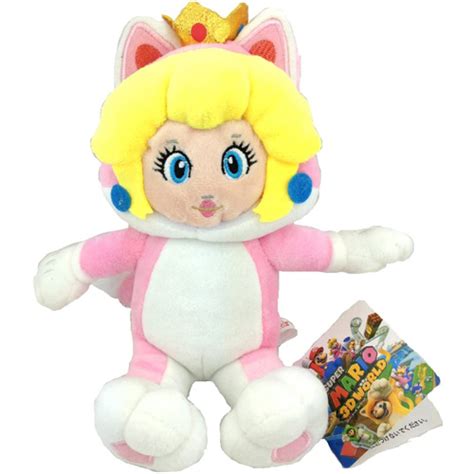 Nintendo Super Mario Cat Princess Peach Plush 22cm Merchandise