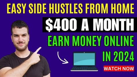 Easy Side Hustles From Home To Earn Money Online As A Beginner Make