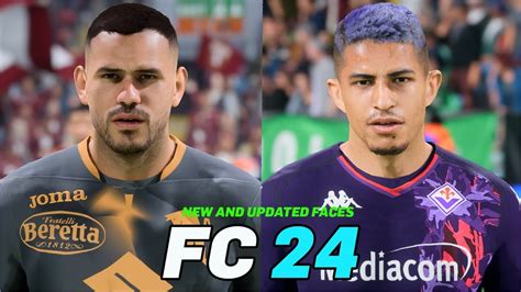 Fc 24 All 74 New And Updated Player Faces Youtube