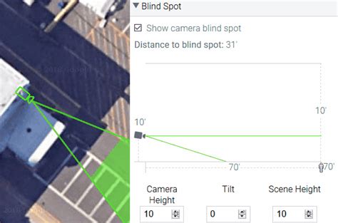 Camera Height / Blind Spot Added to IPVM Design Calculator