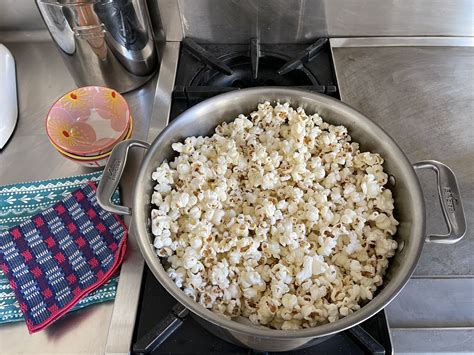 Popcorn Popping On Stove