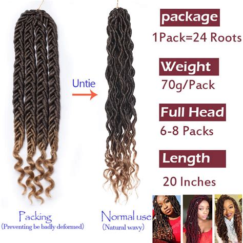 Goddess Faux Locs Curly Crochet Braids Real Locs Braiding Hair As