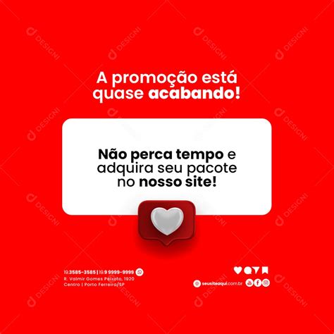 A Promo O Est Quase Acabando N O Perca Tempo Ag Ncia De Viagens