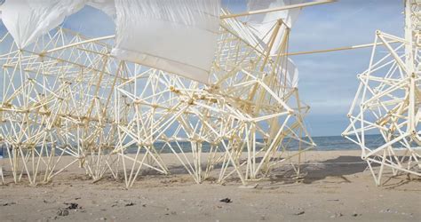 A Wind-Powered Herd of Beach Animals Merge Into a Storm Defense System ...