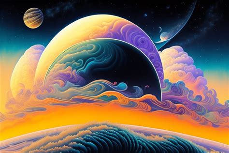 Lexica Llustration Of Jupiter Clouds By Dan Mumford