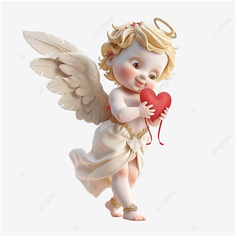 Querido Cupido Personaje Angelito Día De San Valentín PNG dibujos