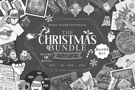 Drizy Studio 2022 Christmas Craft Bundle Drizy Studio