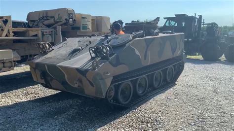 For Sale M114 Tracked Command And Reconnaissance Armored Personnel Carrier Youtube