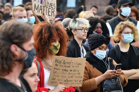 Strasbourg Manifestation Black Lives Matter Entre 200 à 300