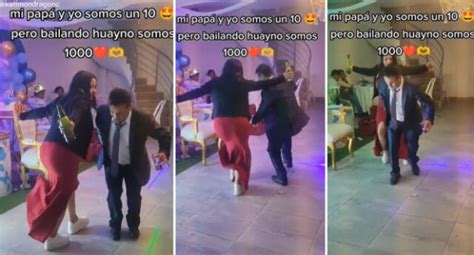 Tiktok Viral Peruana Se Luce Bailando Huayno Con Su Pap Y Se Roban El