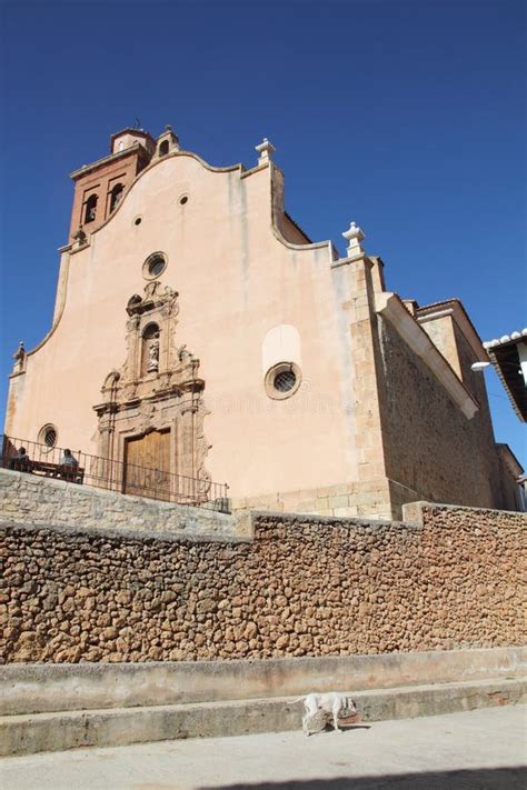 Igreja Arcos De Las Salinas Teruel Spain Imagem De Stock Imagem De