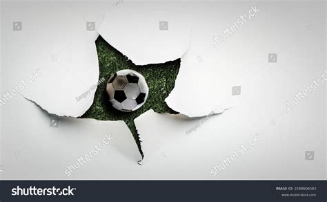 Soccer Ball On Grass Background Stock Photo 2248606583 | Shutterstock