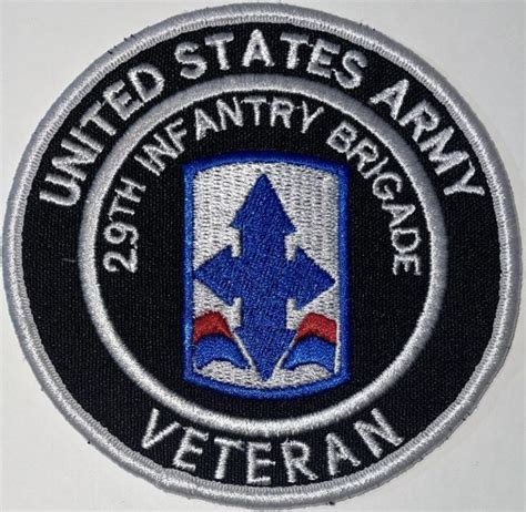 Us Army 29th Infantry Brigade Veteran Patch Decal Patch Co